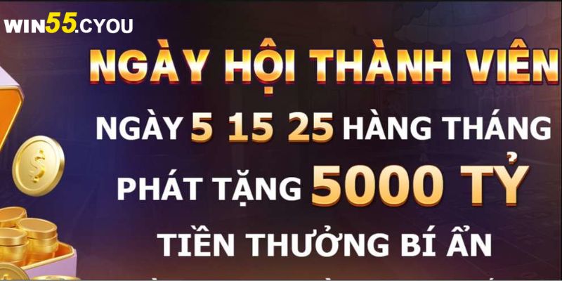 Ngày hội thành viên thưởng vòng quay may mắn