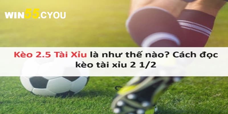 Cách đọc kèo tài xỉu 2.5